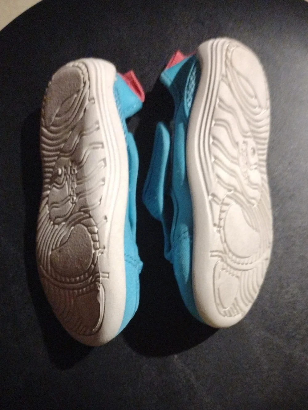 Speedo Kids Water Shoes in Teal with Pink Accents